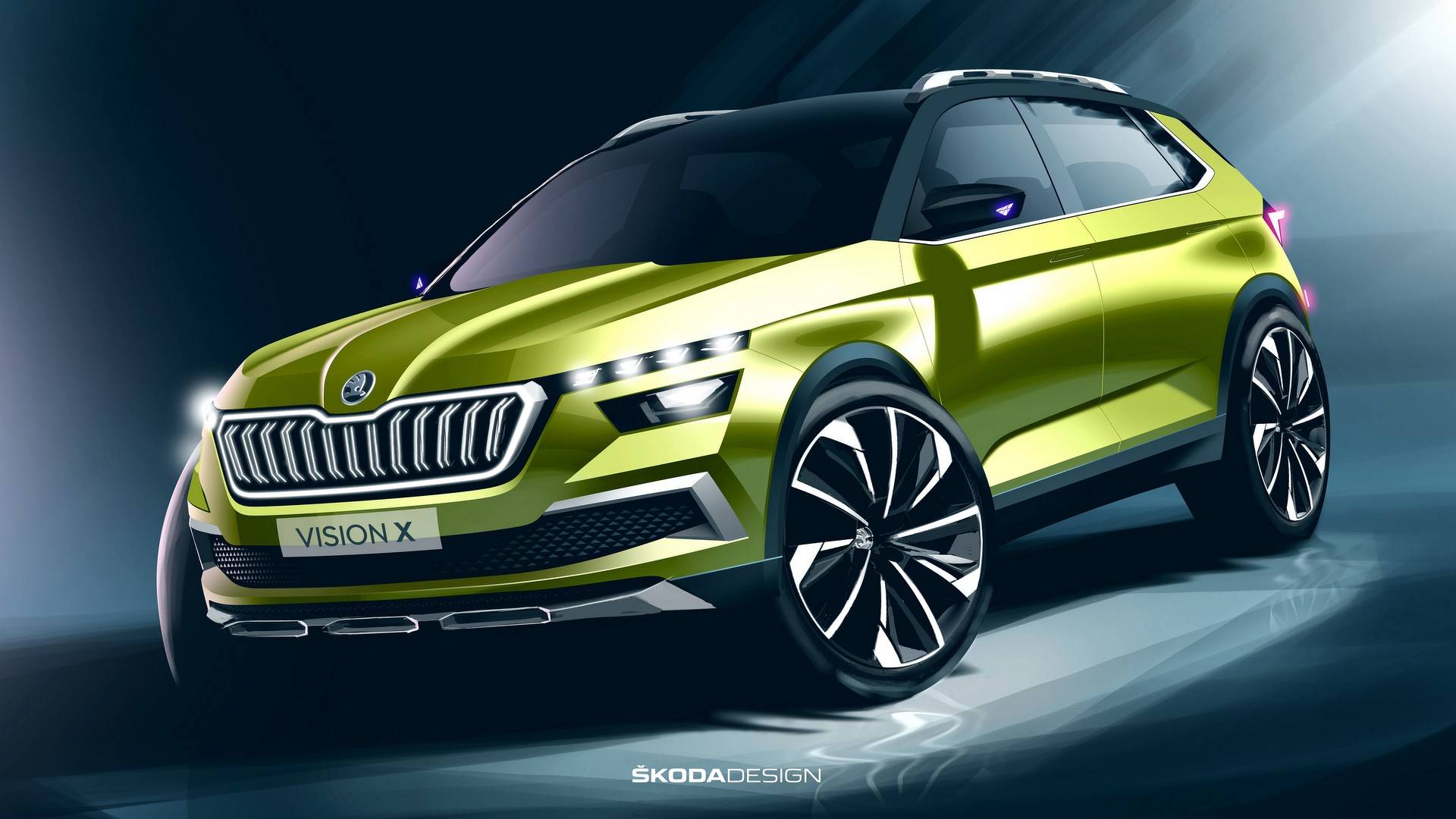 Еще один шаг к конвейеру: Skoda представила свой новый электрический кроссовер Vision iV